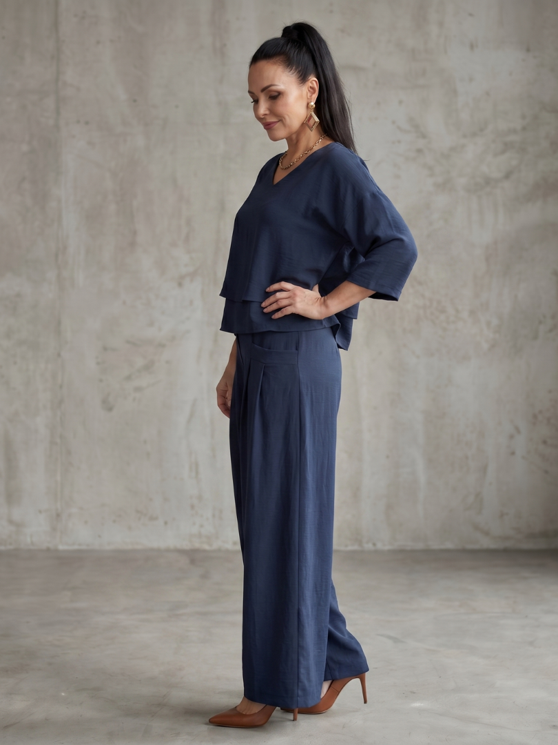 River | Layered Top Wide Leg Set