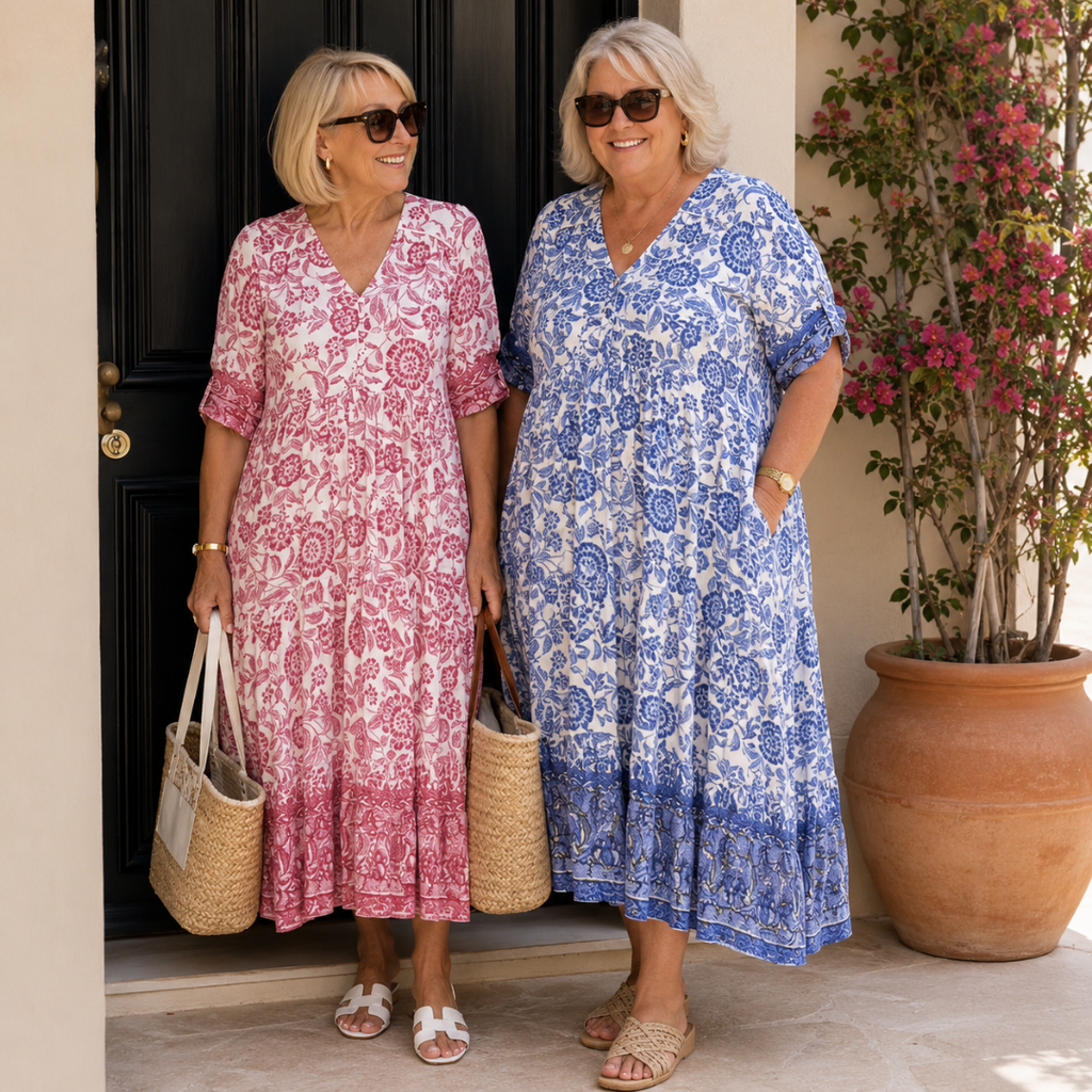 Keisha | Graceful V-Neck Floral