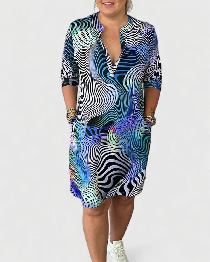 Niamh | Sophisticated V-neck Dress