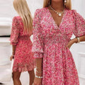 Joan | Elegant Floral Dress