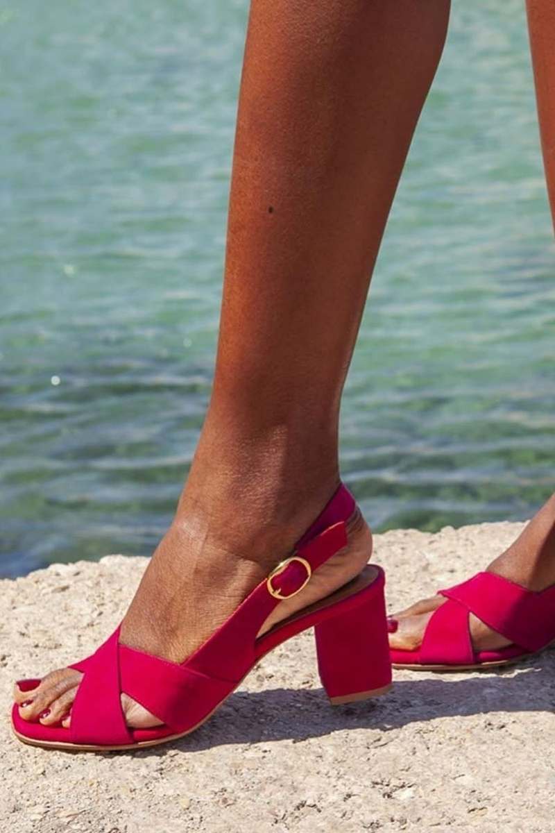 Hindi – Sky Blue Summer Sandals