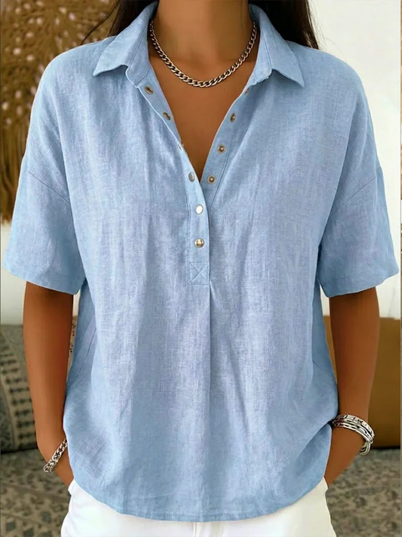 Claire | Blouse with Collar and Button