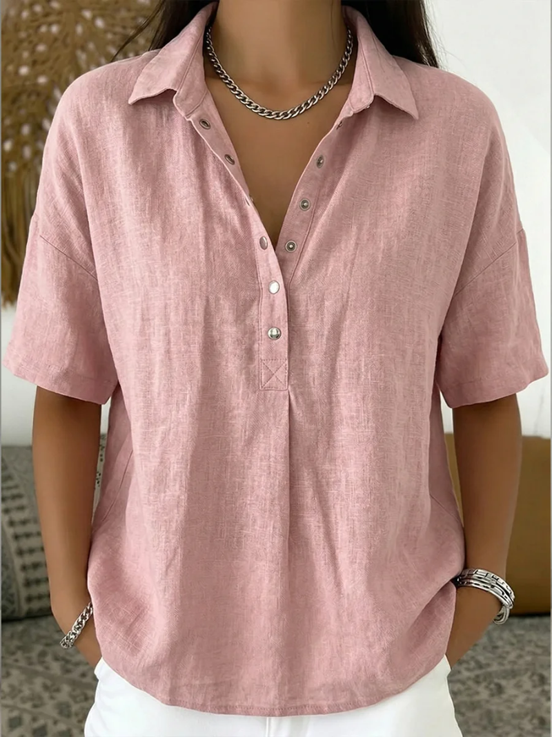 Claire | Blouse with Collar and Button