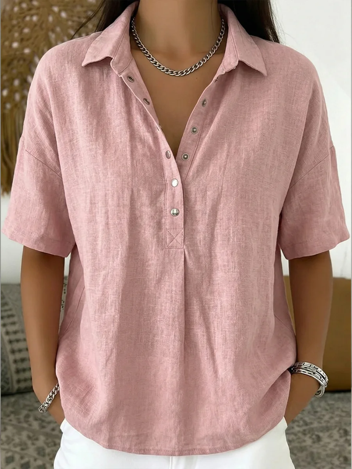Claire | Blouse with Collar and Button