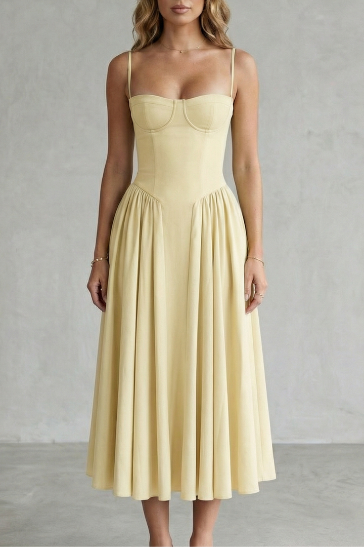 Selma – Timeless structure – Women’s Sleeveless Structured Dress