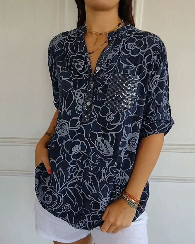 Sarah™ | Elegant Blouse with Pocket