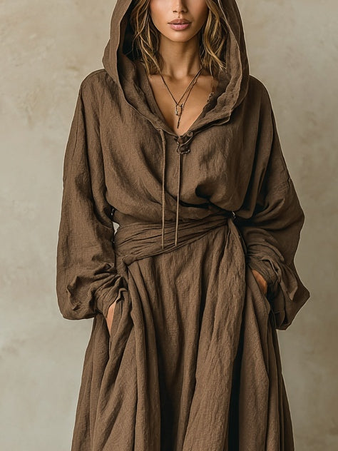 Camila | Linen-Blend Maxi Dress