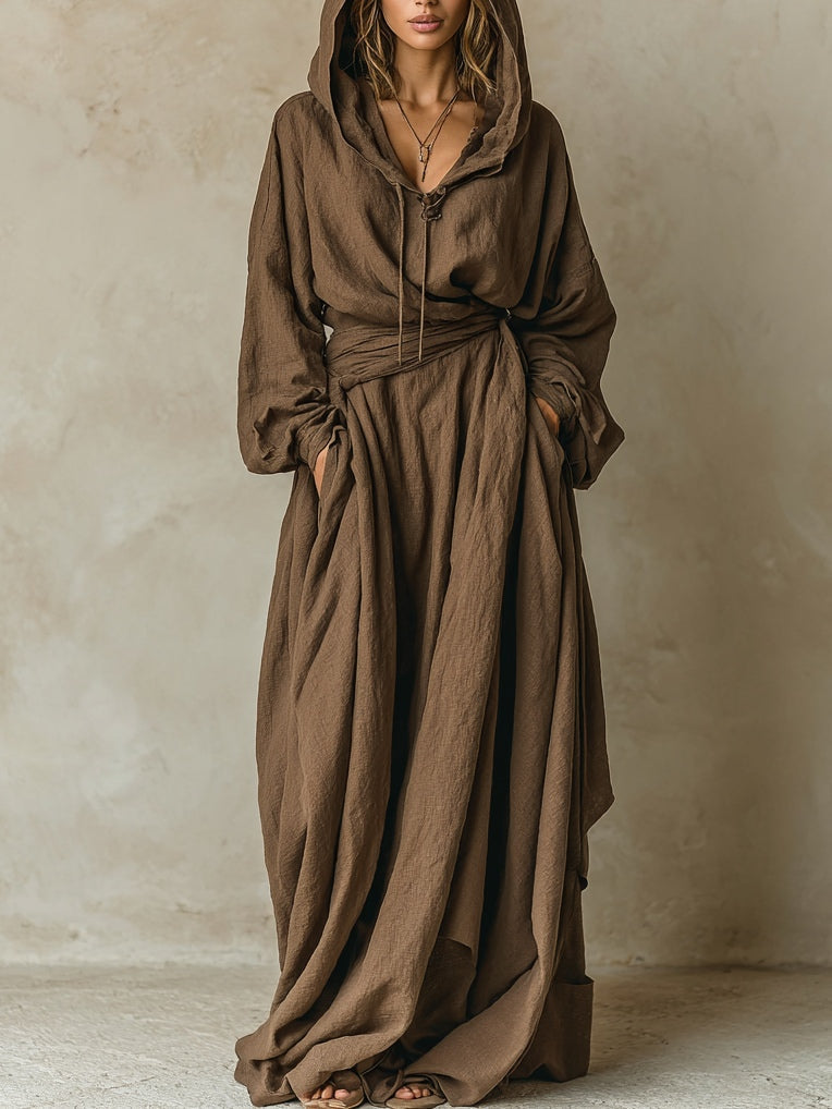 Camila | Linen-Blend Maxi Dress