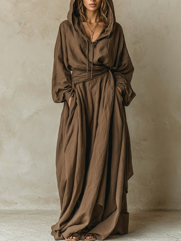 Camila | Linen-Blend Maxi Dress