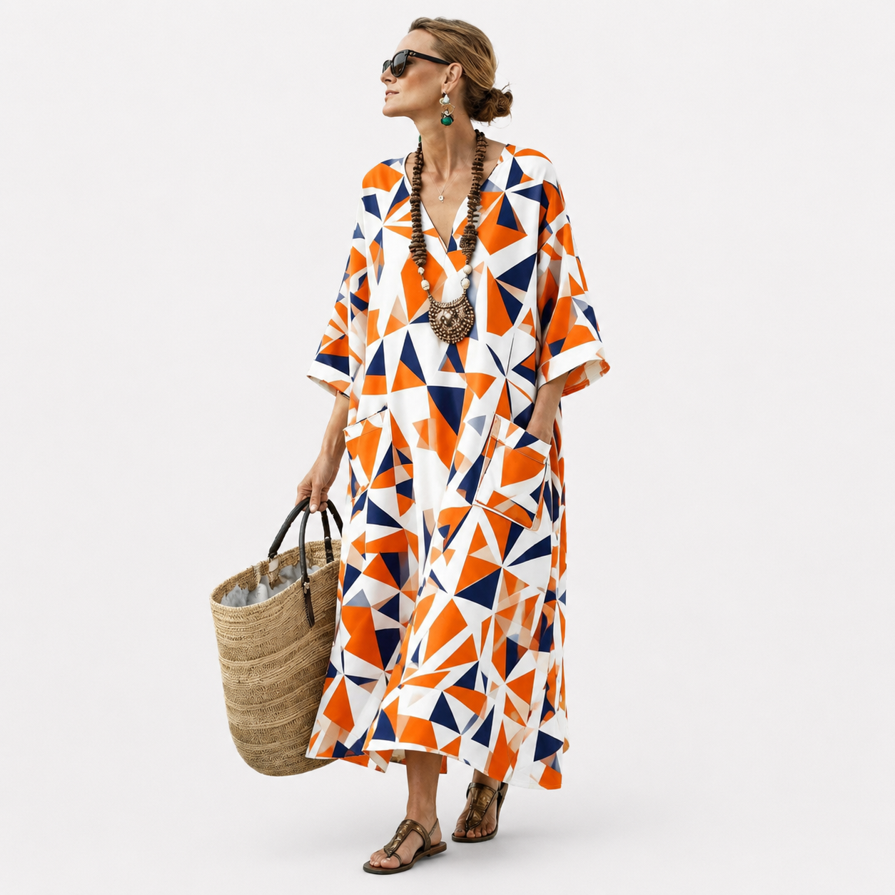 Winnie | Long Caftan Dress