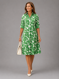 Avanique | Abstract Print Dress