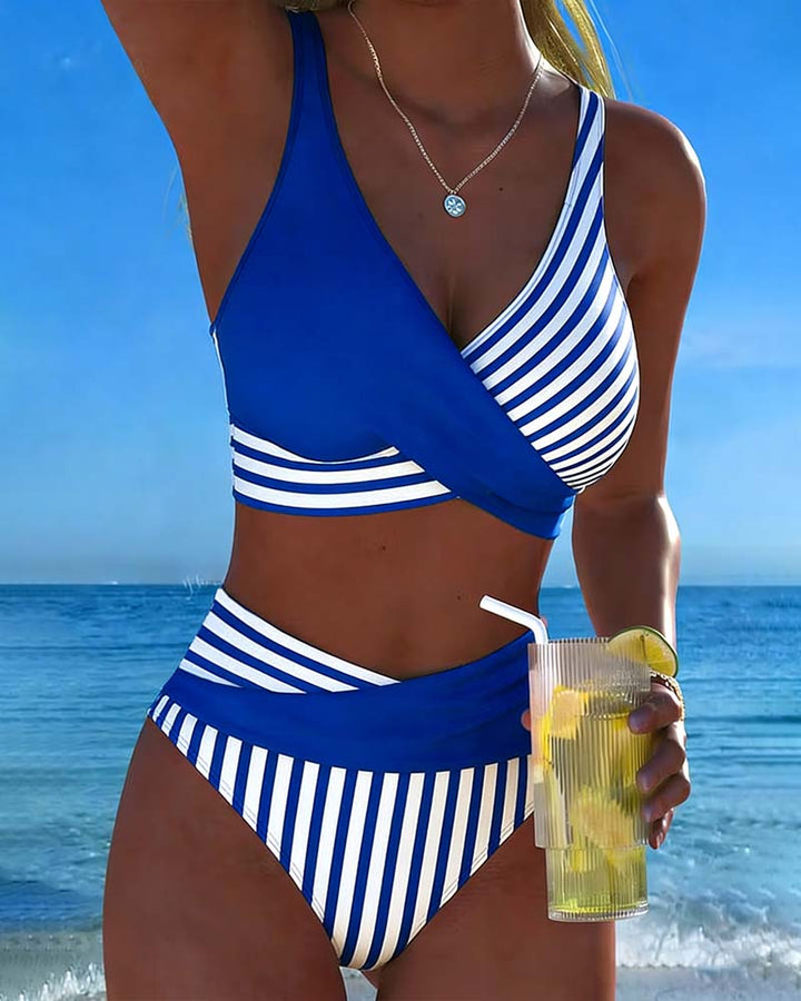 Giulia | Crossed Stripes Bikini