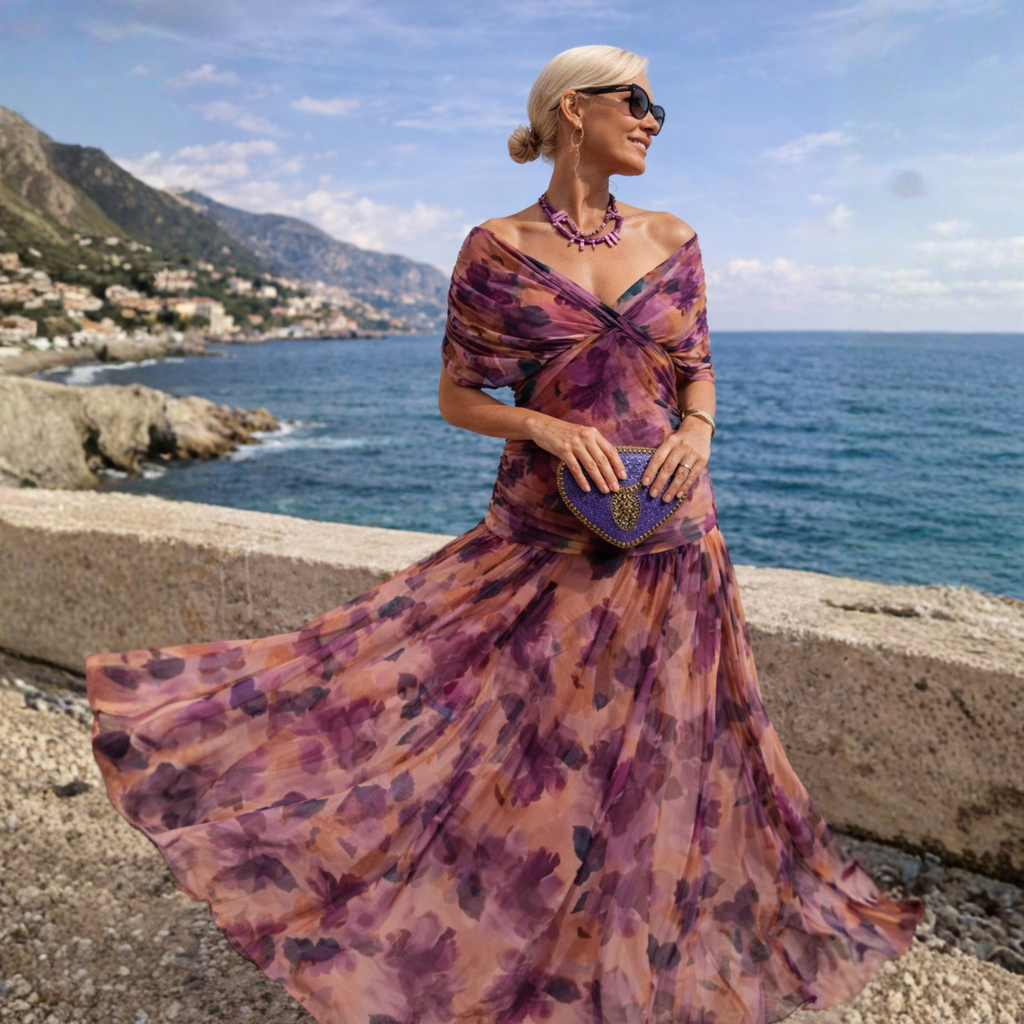 Donita  | Off-Shoulder Maxi Dress