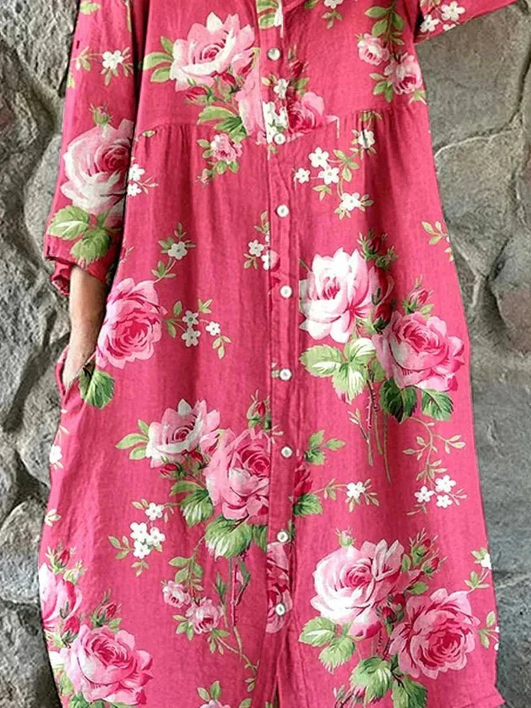 Doreen | Art Floral Dress