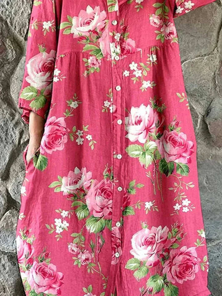 Doreen | Art Floral Dress