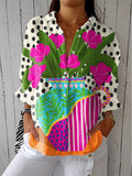 Tamara | Artistic Vase Blouse