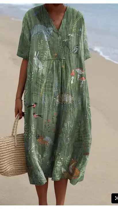 Lina | Vintage Flower Dress