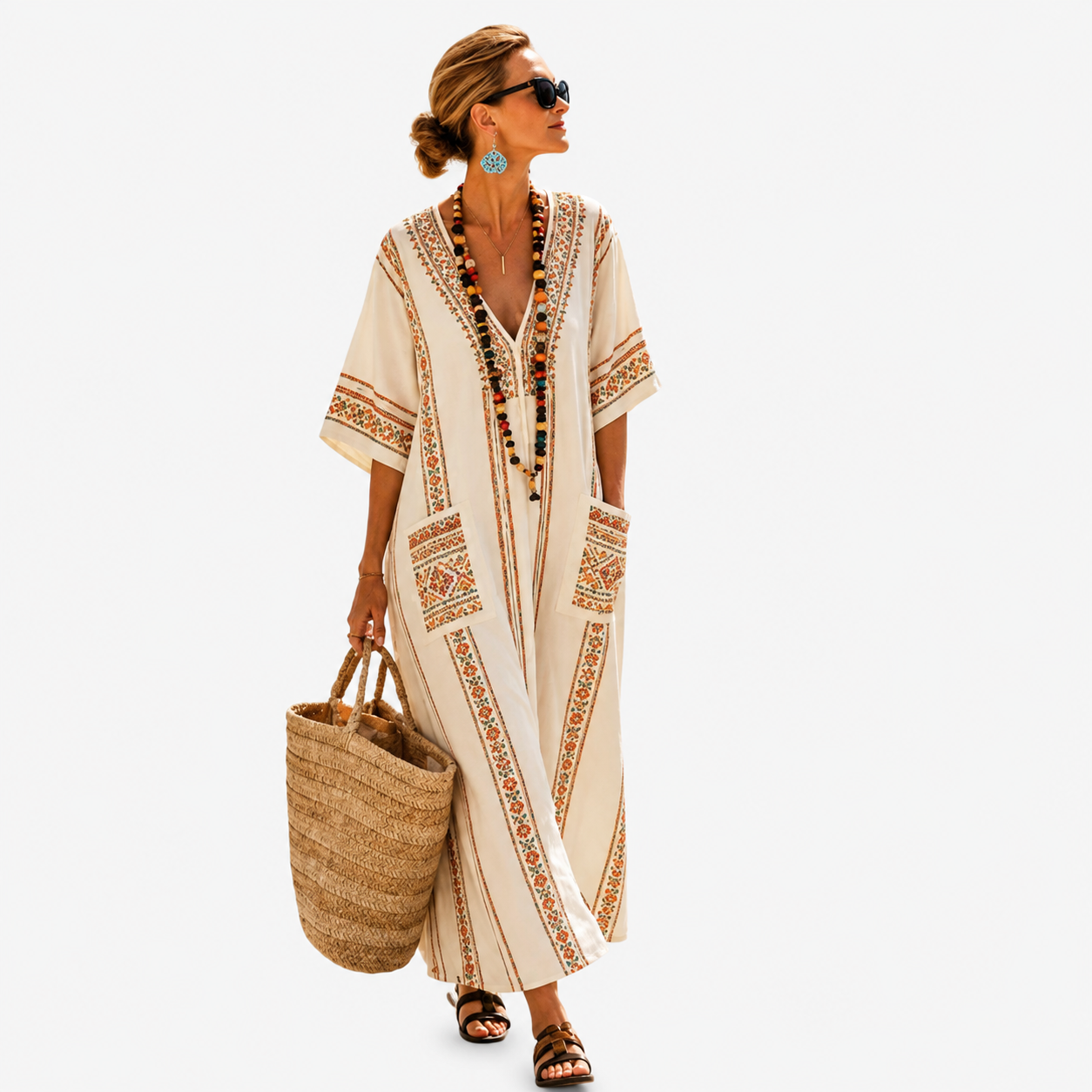 Gladys | Long Caftan Dress