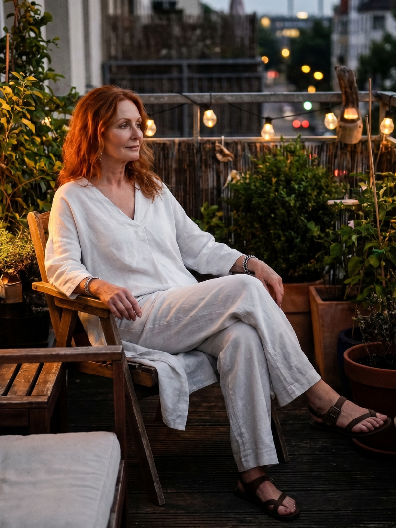 Onyx | Loose Tunic Top Wide Leg Pant Set