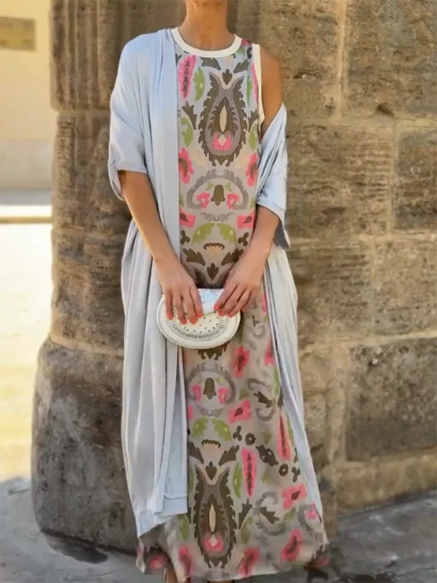 Amy - Boho Chic Two-Piece Dress