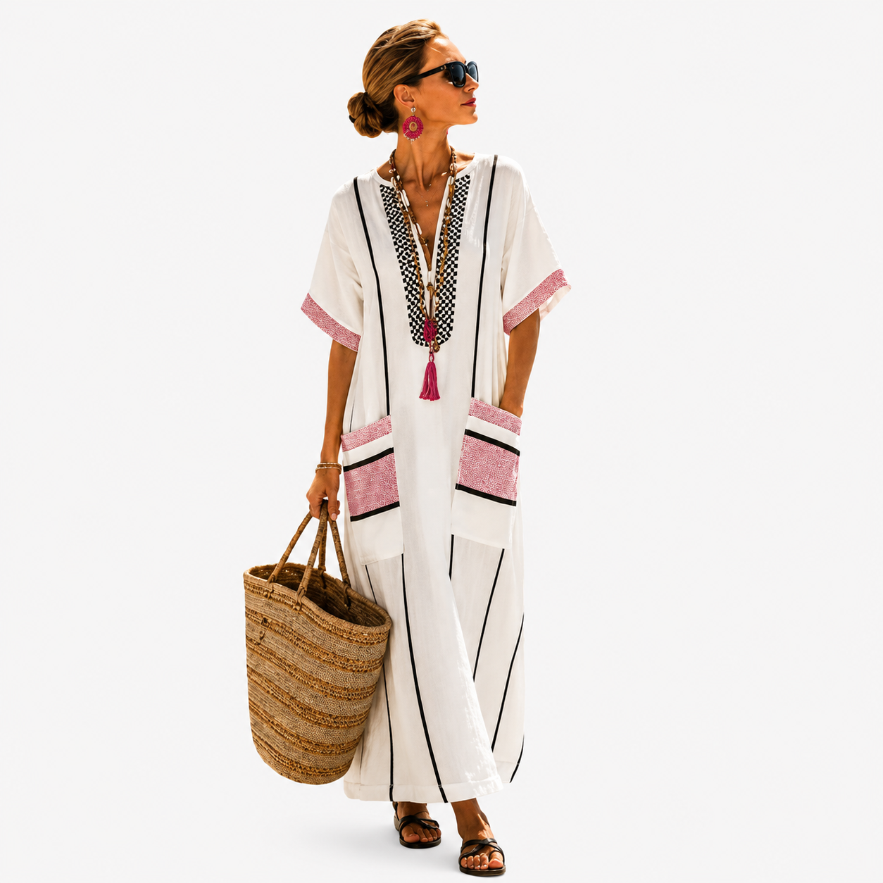 Muriel | Long Caftan Dress