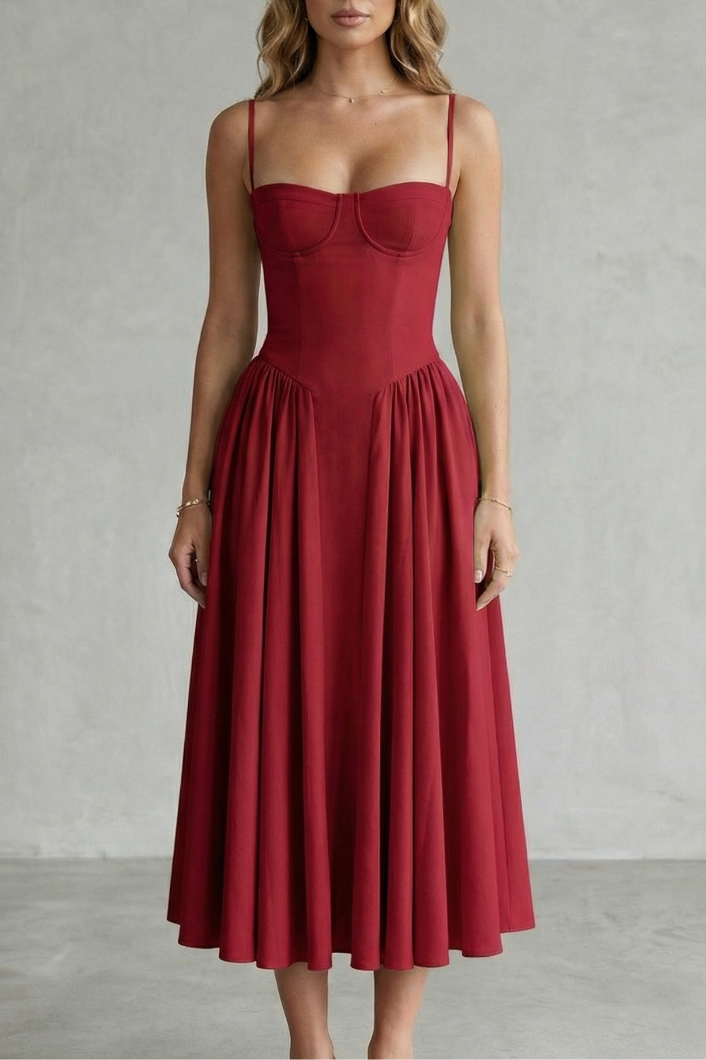 Selma – Timeless structure – Women’s Sleeveless Structured Dress