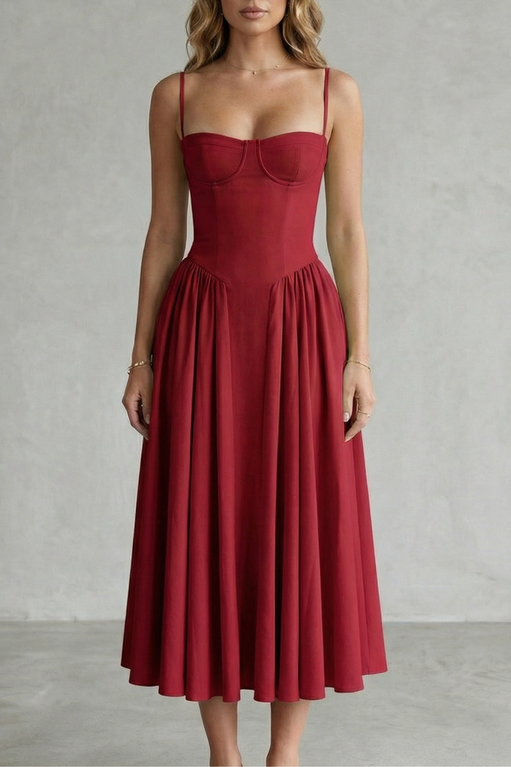 Selma – Timeless structure – Women’s Sleeveless Structured Dress