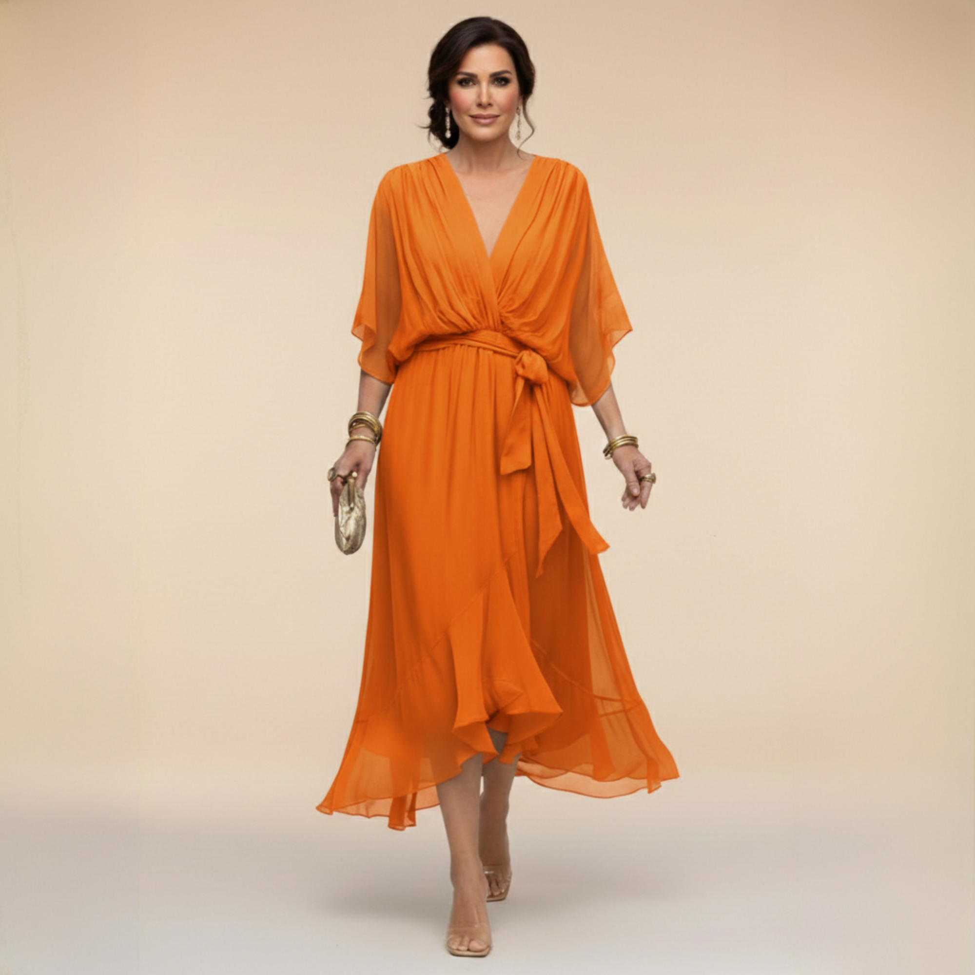 Monica | V-neck dress
