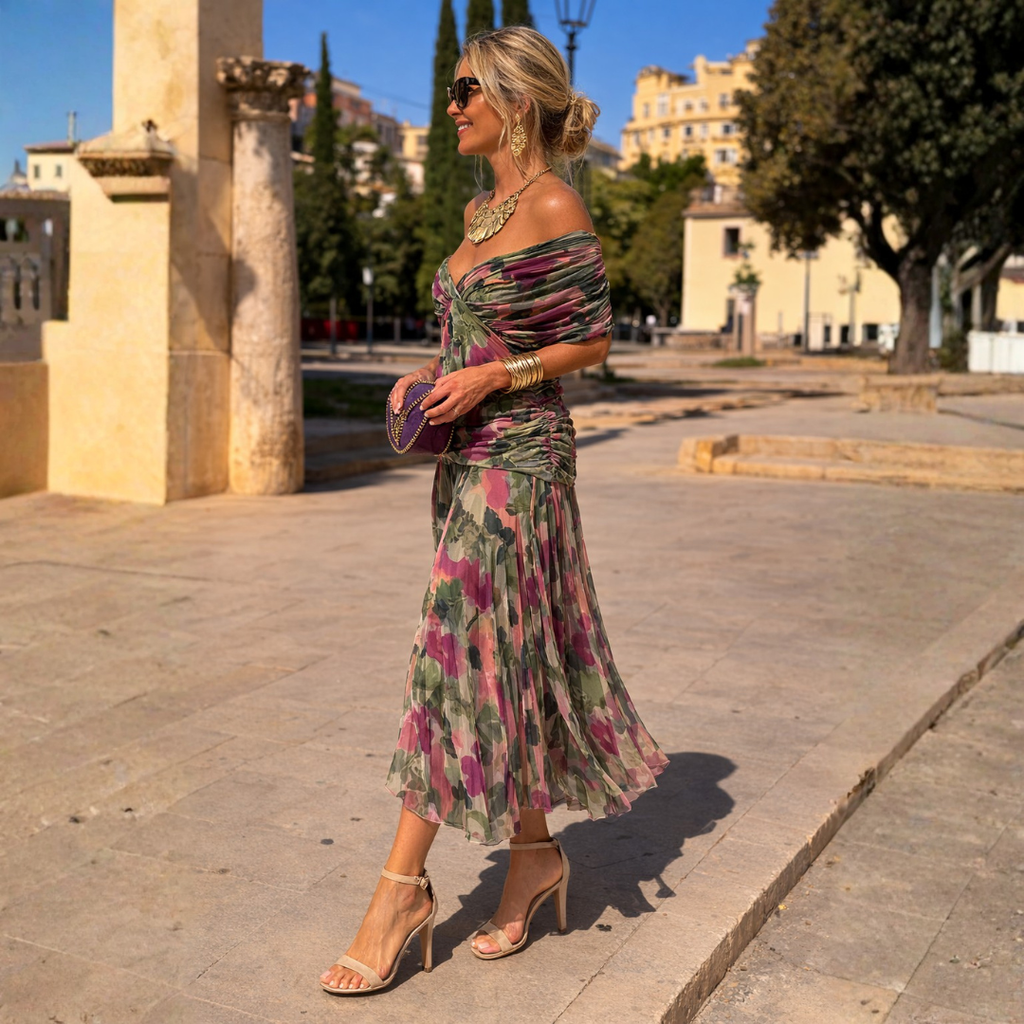 Donna | Off Shoulder Maxi Dress
