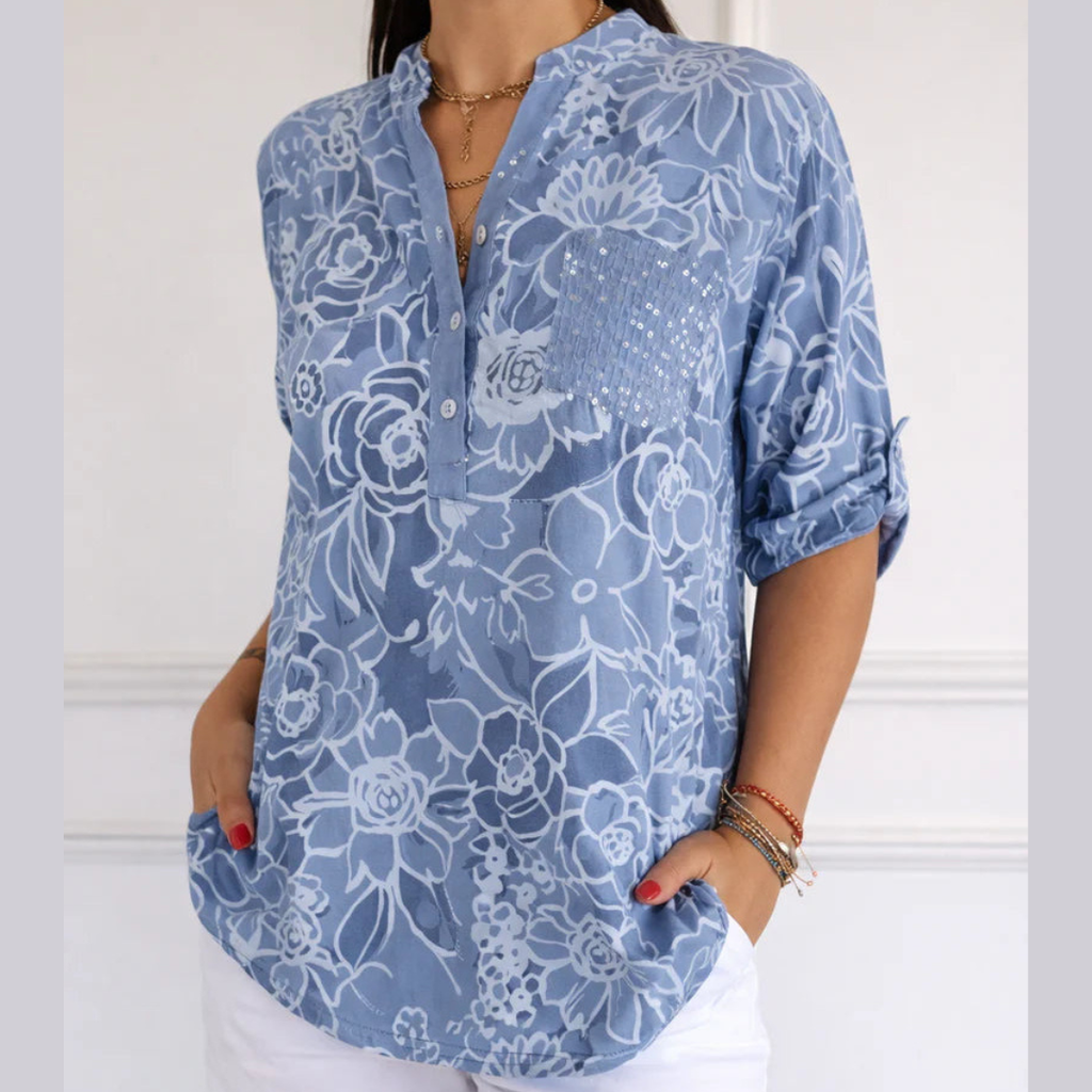 Sarah™ | Elegant Blouse with Pocket