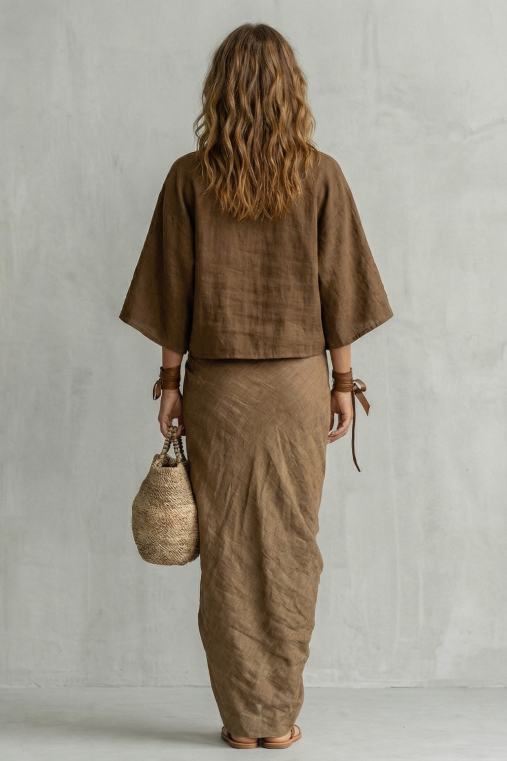 Charnelle – Relaxed draped batwing – Two piece set