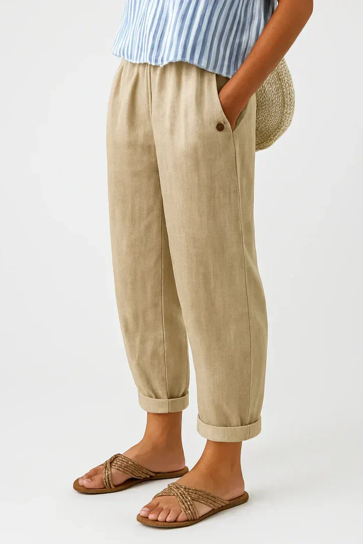 Angelina™ | Timeless Linen-Cotton Trousers