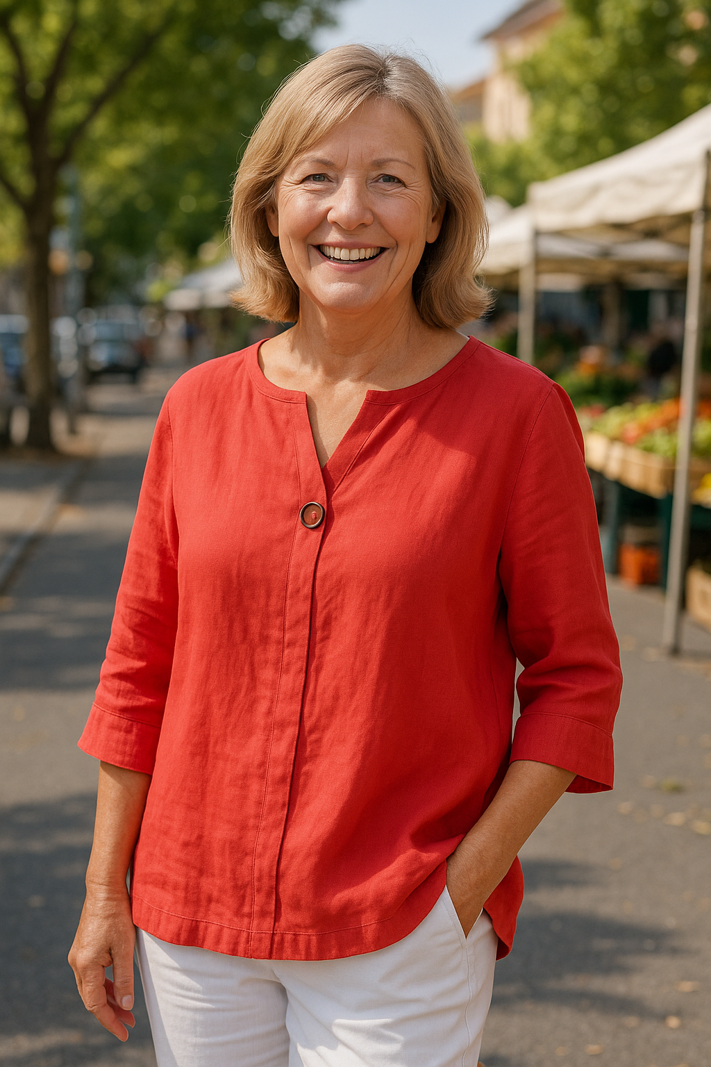 Irene | Blouse - Light. Flattering. Made for real women