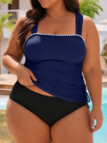 Sophie | Plus Size Coastal Grace Tankini Set