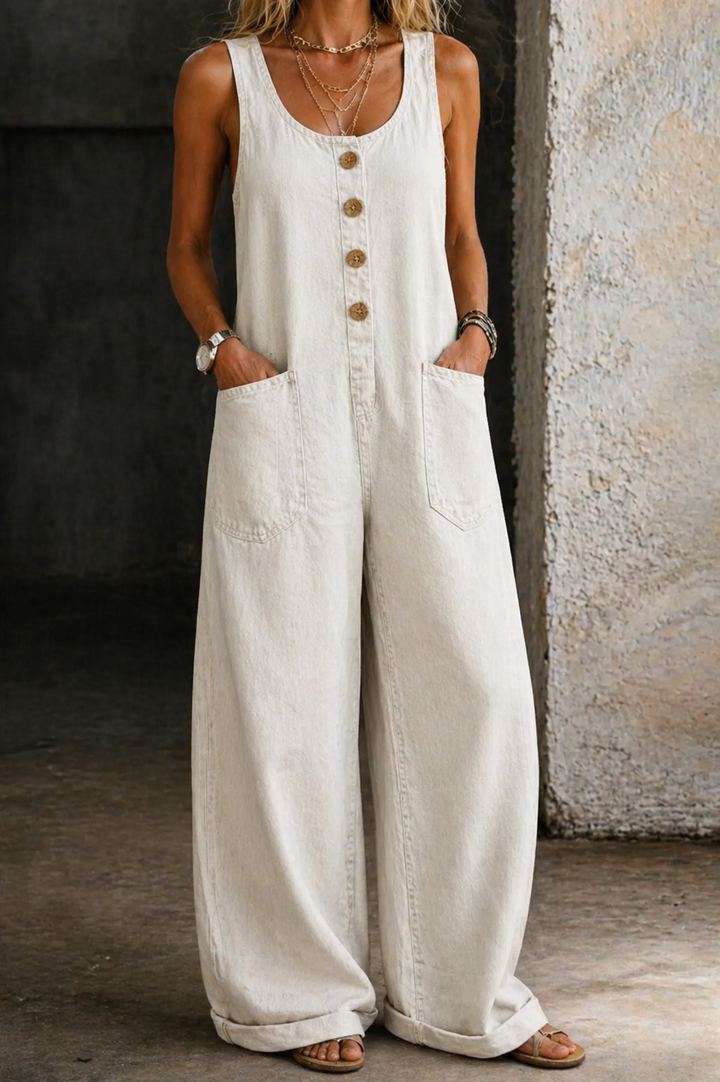 Willy | Vintage Washed Cotton Denim Overalls