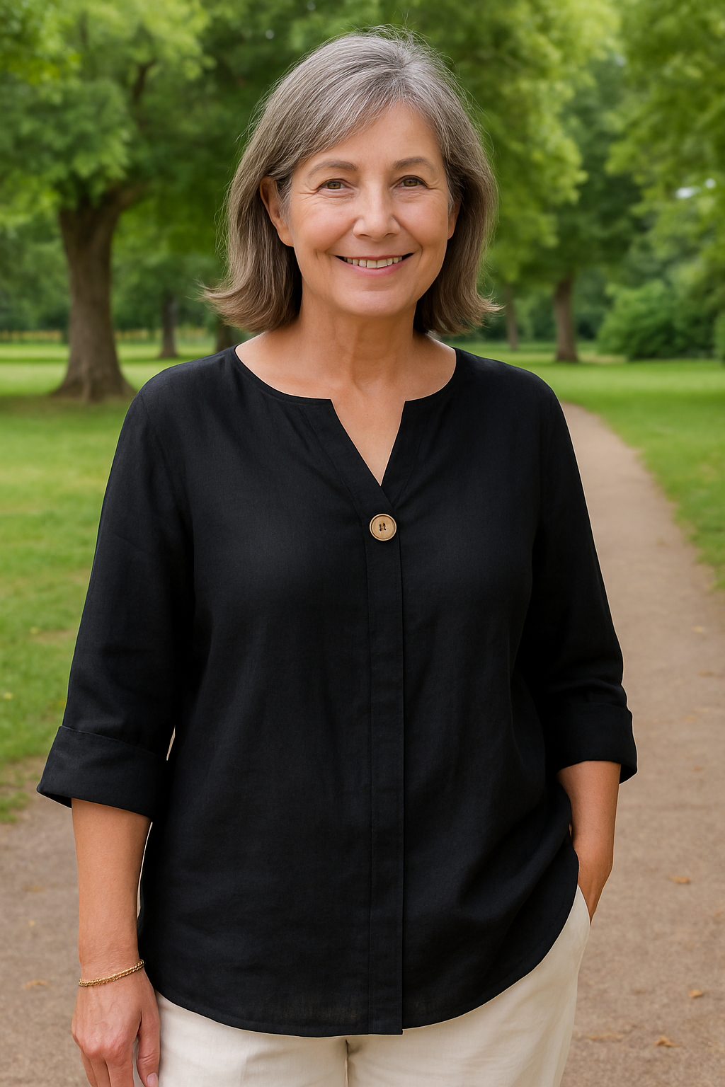 Irene | Blouse - Light. Flattering. Made for real women