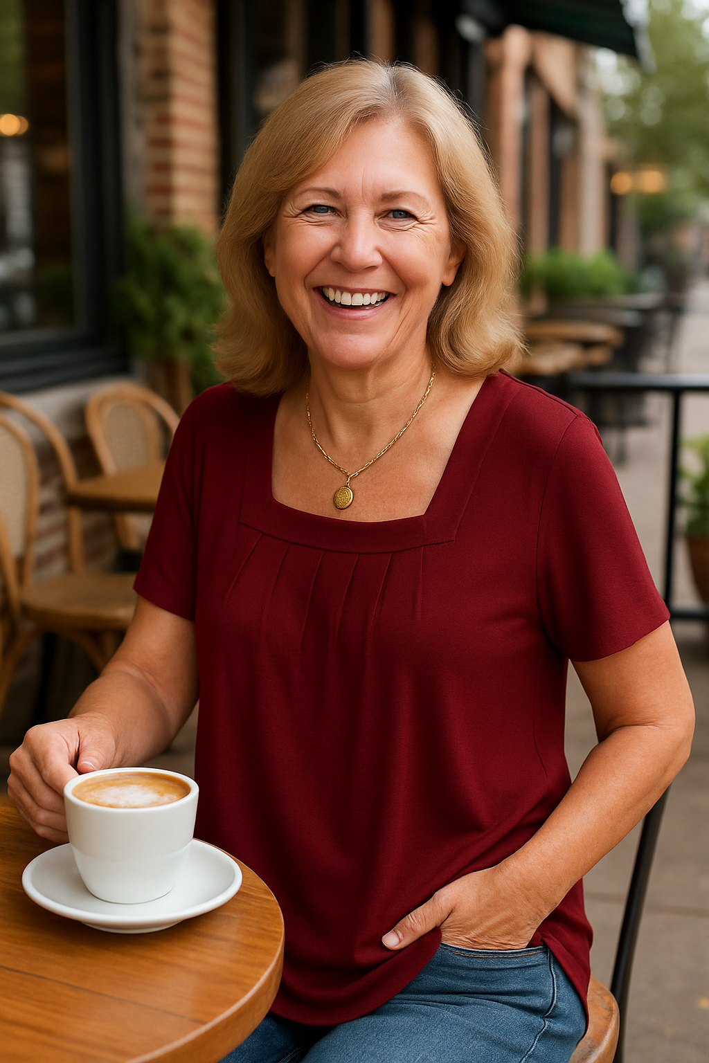 Nicole | Pleated Comfort Top - Everyday confidence
