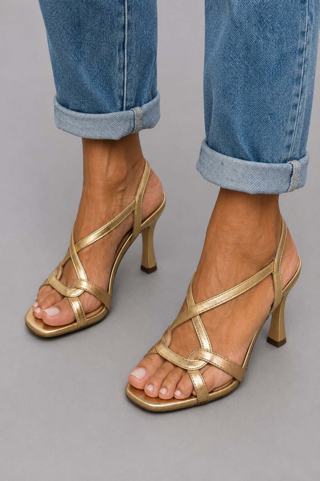 Emma- Golden Summer Charm Sandals