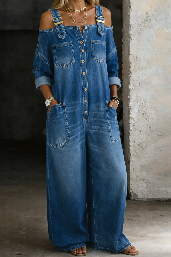 Sophia | Off Shoulder Jumpsuit