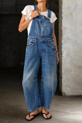 Lauren | Barrel Denim Overalls