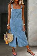 Susan | Casual Denim Jumper Dress