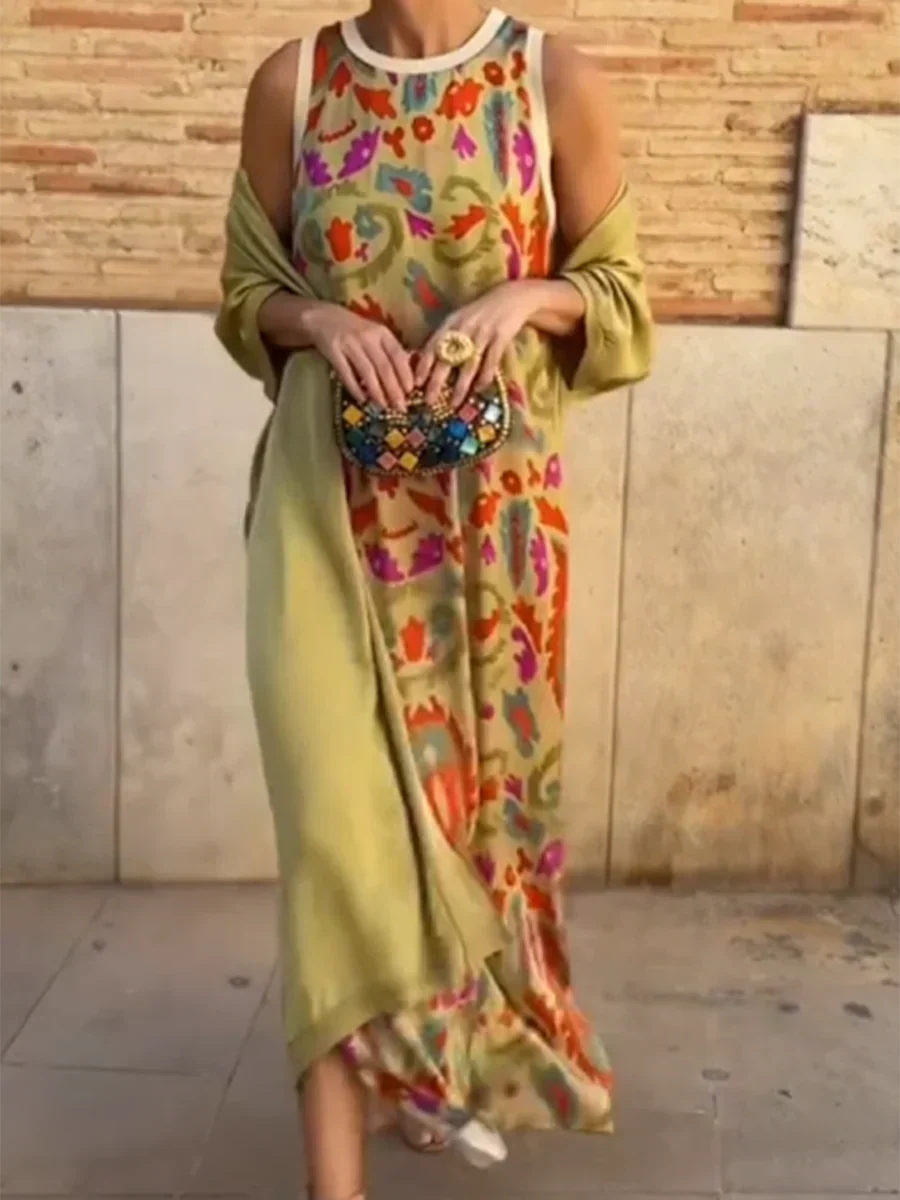 Amy - Boho Chic Two-Piece Dress