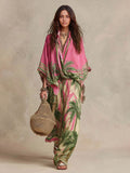 Marisol | Silk-Cotton Kimono Two-Piece Set