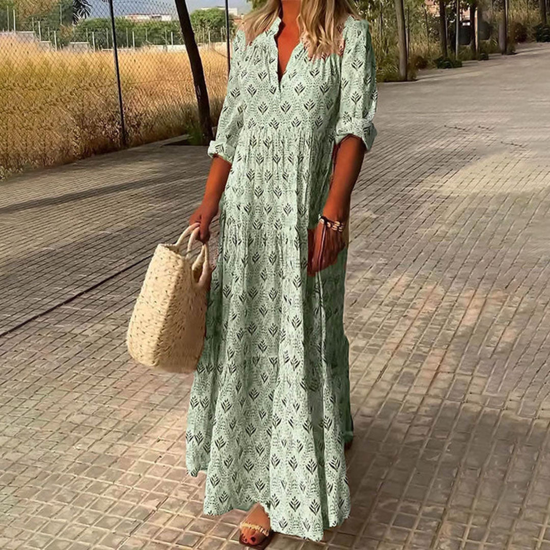 Alexa - Flowy Boho Maxi Dress