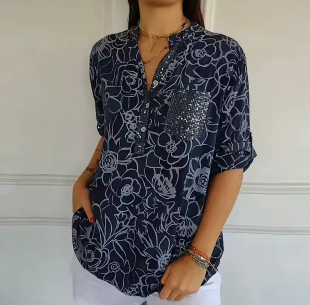 Sarah™ | Elegant Blouse with Pocket