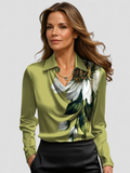 Elodie | SATIN DRAPE BLOUSE