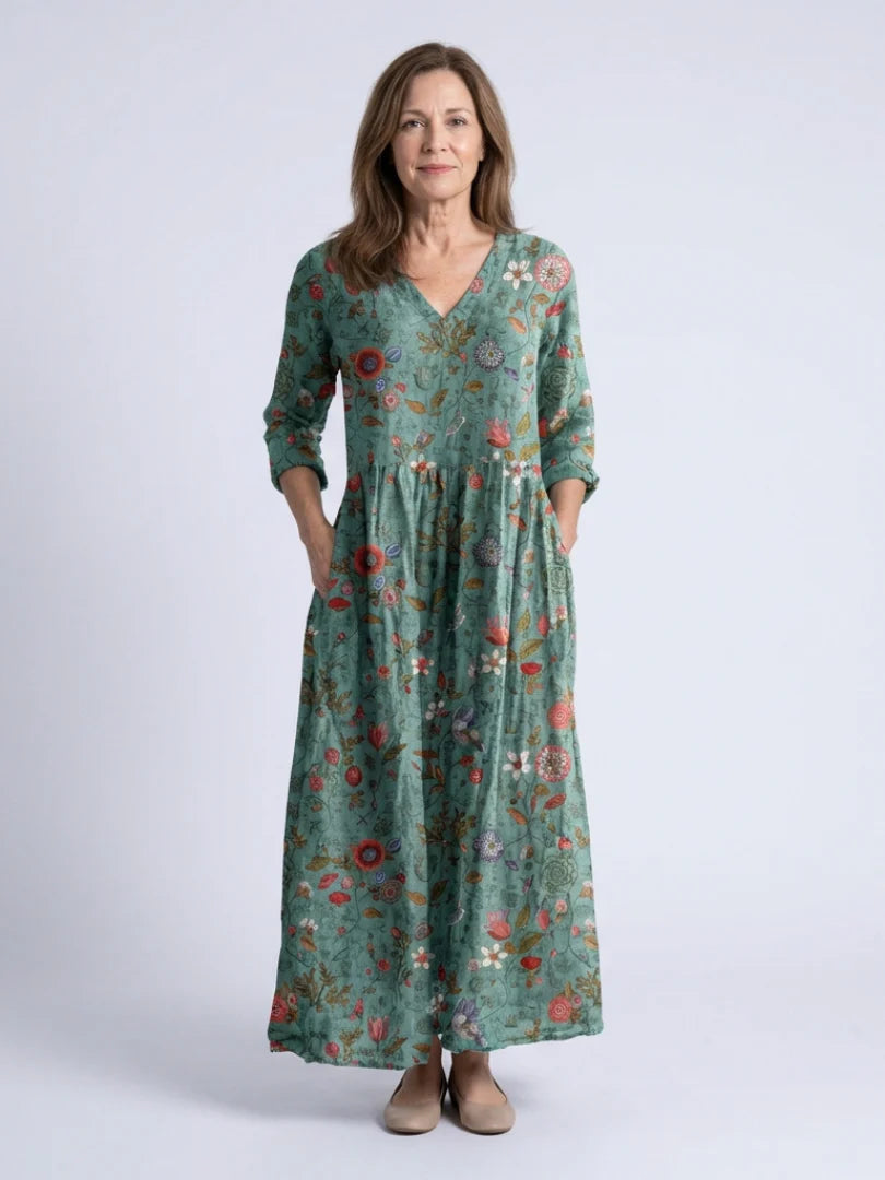 Meriana - Premium Floral Maxi Dress