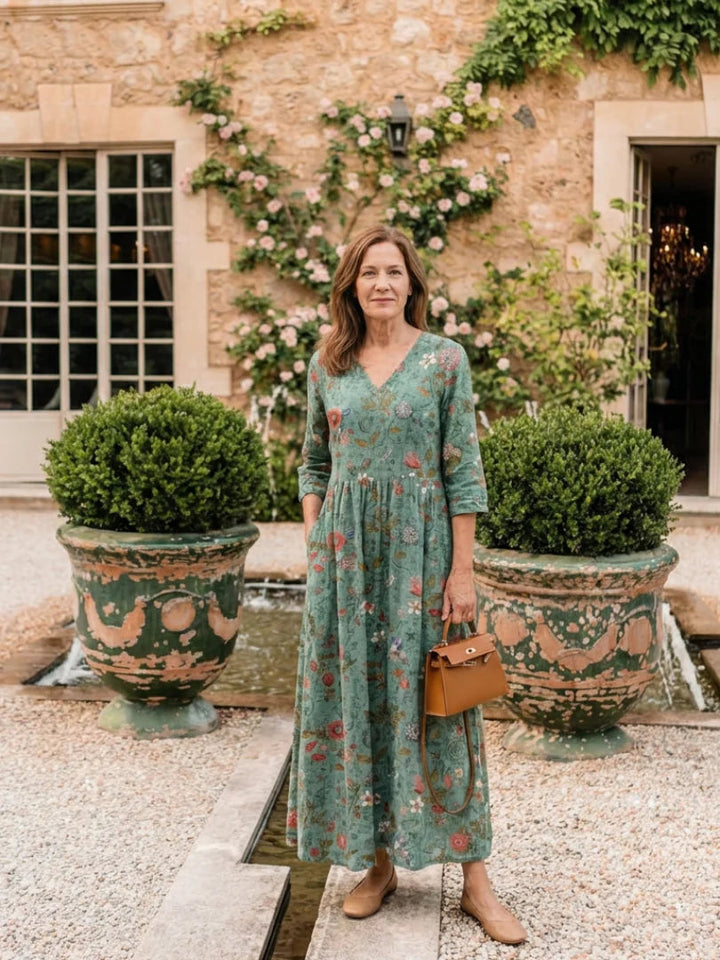 Meriana - Premium Floral Maxi Dress