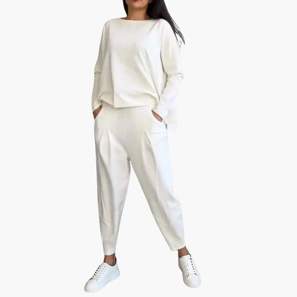 Thea | Round Neck Two-Piece Set