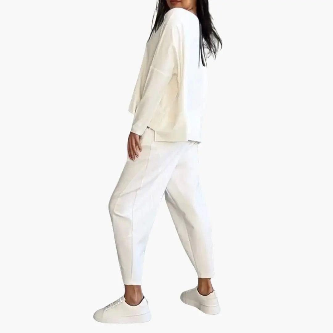Thea | Round Neck Two-Piece Set